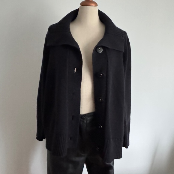 Caroll Reed - Black Button Cardigan - Picture 2 of 8